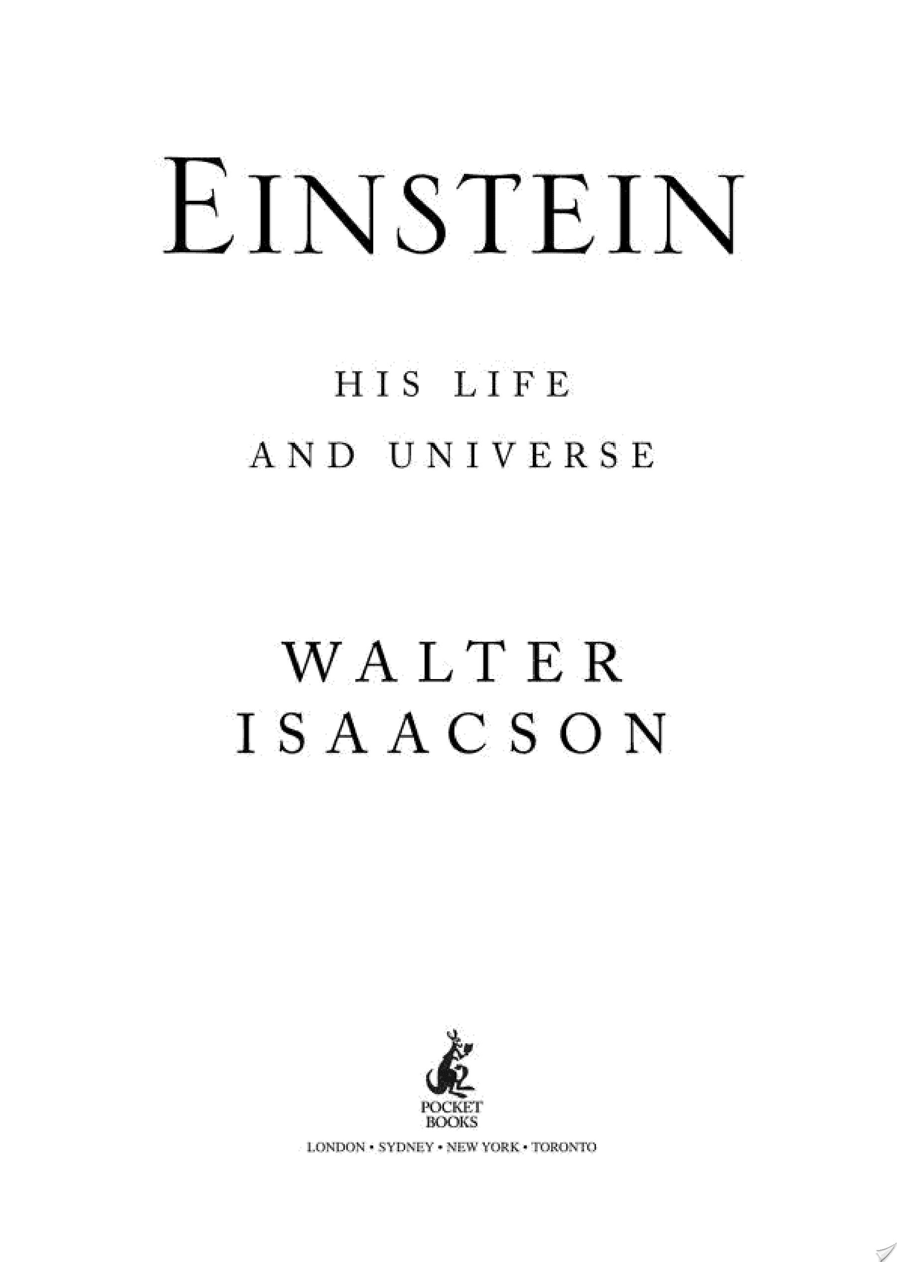 Einstein: His Life and Universe ✍️ by Walter Isaacson